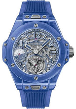 Load image into Gallery viewer, Hublot Big Bang Tourbillon Power Reserve 5 days Blue Sapphire Watch - 45 mm - Sapphire Crystal Dial Limited Edition of 30-405.JL.0120.RT - Luxury Time NYC