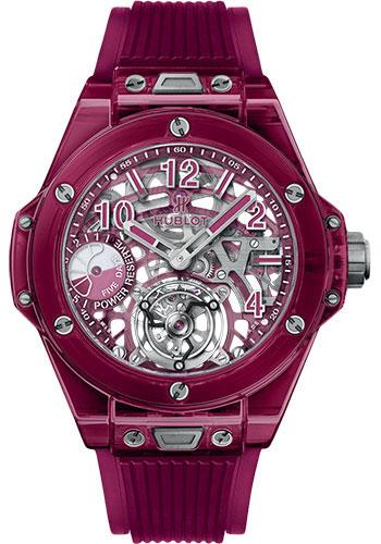 Hublot Big Bang Tourbillon Power Reserve 5 days Red Sapphire Watch - 45 mm - Sapphire Crystal Dial Limited Edition of 30-405.JR.0120.RT - Luxury Time NYC