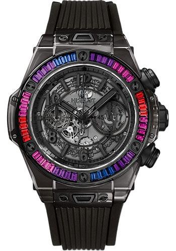 Hublot Big Bang Unico All Black Sapphire Galaxy Limited Edition of 50 Watch-411.JB.4901.RT.4098 - Luxury Time NYC