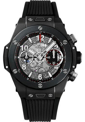Hublot Big Bang Unico Black Magic 42mm Watch - 42 mm - Black Skeleton Dial-441.CI.1170.RX - Luxury Time NYC