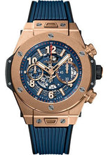 Load image into Gallery viewer, Hublot Big Bang Unico King Gold Blue Watch-411.OX.5189.RX - Luxury Time NYC