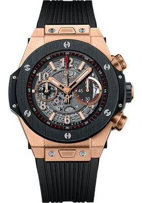 Hublot Big Bang Unico King Gold Ceramic Watch-411.OM.1180.RX - Luxury Time NYC