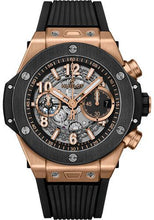 Load image into Gallery viewer, Hublot Big Bang Unico King Gold Ceramic Watch - 44 mm - Black Skeleton Dial - Black Rubber Strap-421.OM.1180.RX - Luxury Time NYC
