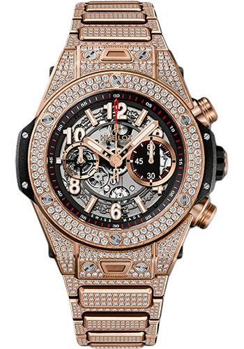 Hublot Big Bang Unico King Gold Pave Bracelet Watch-411.OX.1180.OX.3704 - Luxury Time NYC