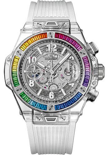 Hublot Big Bang Unico Sapphire Rainbow Watch - 42 mm - Skeleton Dial-441.JX.4802.RT.4099 - Luxury Time NYC