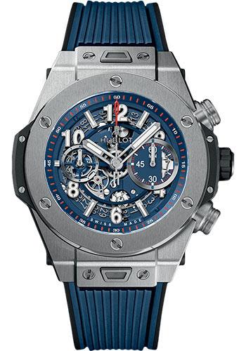 Hublot Big Bang Unico Titanium Blue Watch-411.NX.5179.RX - Luxury Time NYC