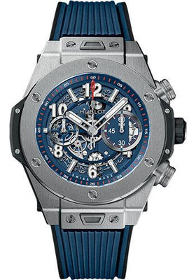 Hublot Big Bang Unico Titanium Blue Watch-411.NX.5179.RX - Luxury Time NYC