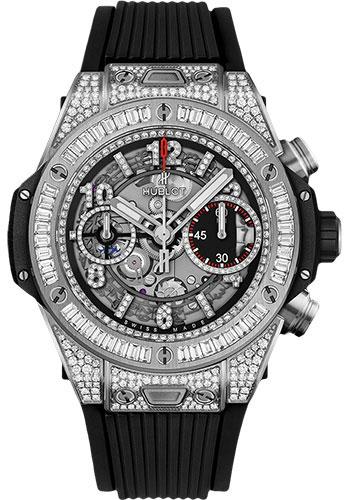Hublot Big Bang Unico Titanium Jewellery 42mm Watch - 42 mm - Black Skeleton Dial-441.NX.1170.RX.0904 - Luxury Time NYC