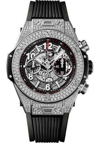 Hublot Big Bang Unico Titanium Pave Watch-411.NX.1170.RX.1704 - Luxury Time NYC