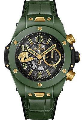Hublot Big Bang Unico World Boxing Council (WBC) Night of Champions Green Ceramic Watch Limited Edition of 100-411.GX.1189.LR.WBC19 - Luxury Time NYC