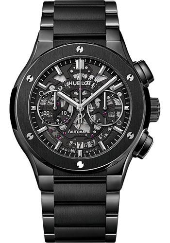 Hublot Classic Fusion Aerofusion Black Magic Bracelet Watch 45