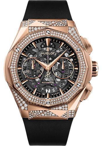 Hublot Classic Fusion Aerofusion Chronograph Orlinski King Gold Alternative Pave Watch - 45 mm - Sapphire Crystal Dial-525.OX.0180.RX.1804.ORL19 - Luxury Time NYC