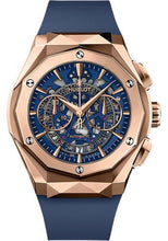 Load image into Gallery viewer, Hublot Classic Fusion Aerofusion Chronograph Orlinski King Gold Blue Watch - 45 mm - Sapphire Crystal Dial - Blue Smooth Rubber Strap Limited Edition of 200-525.OX.5180.RX.ORL21 - Luxury Time NYC