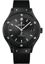 Load image into Gallery viewer, Hublot Classic Fusion Black Magic Watch - 38 mm - Black Dial - Black Lined Rubber Strap-565.CM.1470.RX - Luxury Time NYC