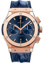 Load image into Gallery viewer, Hublot Classic Fusion Blue Chronograph King Gold Watch-521.OX.7180.LR - Luxury Time NYC