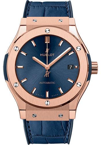 Hublot Classic Fusion Blue King Gold Watch-511.OX.7180.LR - Luxury Time NYC