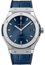 Load image into Gallery viewer, Hublot Classic Fusion Blue Titanium Watch-511.NX.7170.LR - Luxury Time NYC