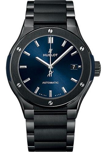 Hublot Classic Fusion Ceramic Blue Bracelet Watch-510.CM.7170.CM - Luxury Time NYC