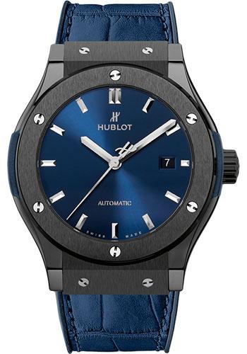 Hublot Classic Fusion Ceramic Blue Watch-565.CM.7170.LR - Luxury Time NYC