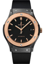 Load image into Gallery viewer, Hublot Classic Fusion Ceramic King Gold Watch - 45 mm - Black Lacquered Dial-511.CO.1181.RX - Luxury Time NYC