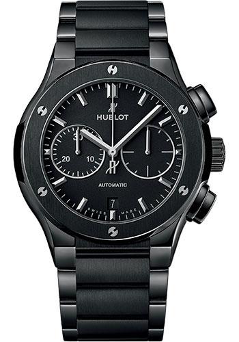 Hublot Classic Fusion Chronograph Black Magic Bracelet Watch-520.CM.1170.CM - Luxury Time NYC