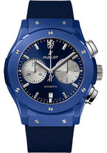 Load image into Gallery viewer, Hublot Classic Fusion Chronograph Chelsea Watch - 45 mm - Silver Counters And Blue Finished Dial Limited Edition of 100-521.EX.7179.RX.CFC19 - Luxury Time NYC