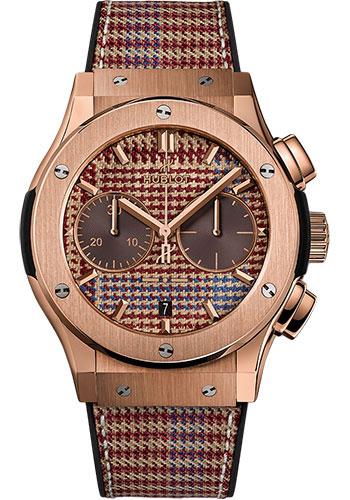 Hublot Classic Fusion Chronograph Italia Independent Prince-De-Galles King Gold Limited Edition of 50 Watch-521.OX.2709.NR.ITI18 - Luxury Time NYC