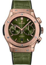 Load image into Gallery viewer, Hublot Classic Fusion Chronograph King Gold Green Watch-521.OX.8980.LR - Luxury Time NYC