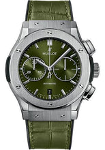 Load image into Gallery viewer, Hublot Classic Fusion Chronograph Titanium Green Watch-521.NX.8970.LR - Luxury Time NYC