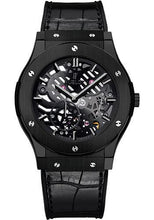 Load image into Gallery viewer, Hublot Classic Fusion Extra-Thin Skeleton Black Ceramic Watch-515.CM.0140.LR - Luxury Time NYC