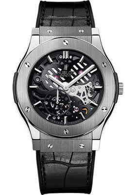 Hublot Classic Fusion Extra-Thin Skeleton King Gold Watch-515.NX.0170.LR - Luxury Time NYC