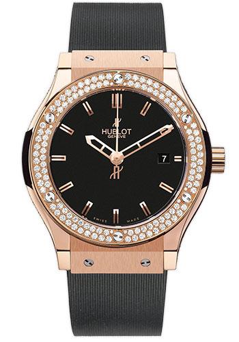 Hublot Classic Fusion Gold Diamonds Watch-542.PX.1180.RX.1104 - Luxury Time NYC
