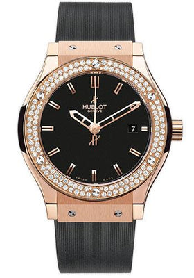 Hublot Classic Fusion Gold Diamonds Watch-542.PX.1180.RX.1104 - Luxury Time NYC