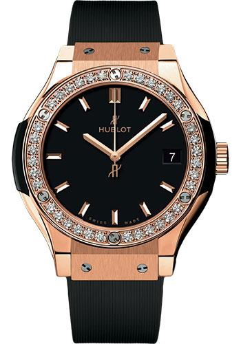 Hublot Classic Fusion King Gold Diamonds Watch-581.OX.1181.RX.1104 - Luxury Time NYC