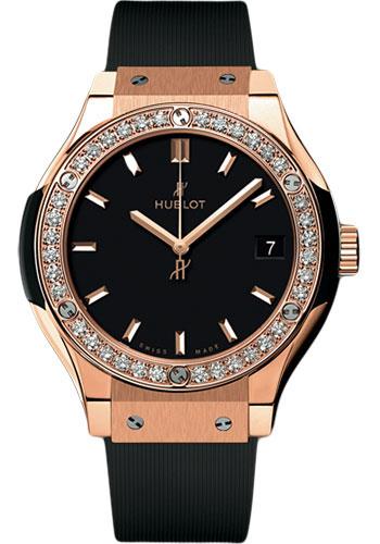 Hublot Classic Fusion King Gold Diamonds Watch-582.OX.1180.RX.1204 - Luxury Time NYC