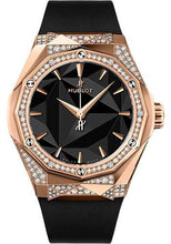 Load image into Gallery viewer, Hublot Classic Fusion Orlinski King Gold Alternative Pave Watch - 40 mm - Black Dial-550.OS.1800.RX.1804.ORL19 - Luxury Time NYC