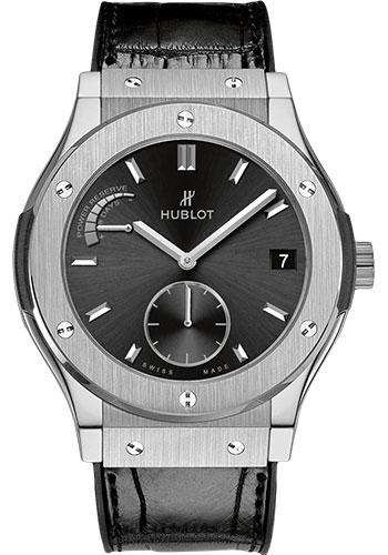 Hublot Classic Fusion Power Reserve Titanium Watch-516.NX.1470.LR - Luxury Time NYC