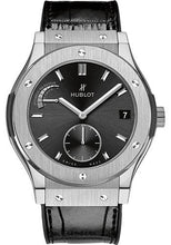 Load image into Gallery viewer, Hublot Classic Fusion Power Reserve Titanium Watch-516.NX.1470.LR - Luxury Time NYC