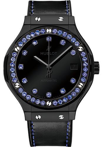 Hublot Classic Fusion Shiny Ceramic Blue Watch-565.CX.1210.VR.1201 - Luxury Time NYC
