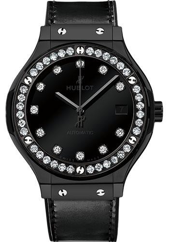 Hublot Classic Fusion Shiny Ceramic Diamonds Watch-565.CX.1210.VR.1204 - Luxury Time NYC
