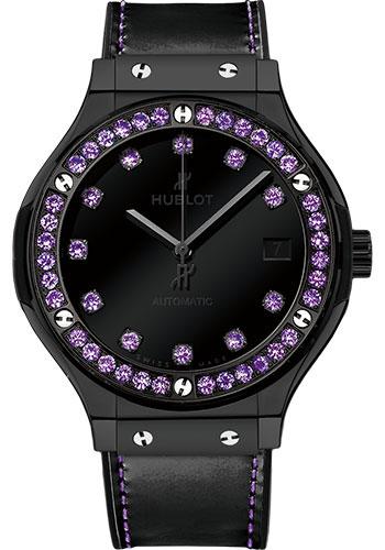 Hublot Classic Fusion Shiny Ceramic Purple Watch-565.CX.1210.VR.1205 - Luxury Time NYC