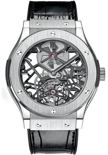 Hublot Classic Fusion Skeleton Tourbillon Titanium Limited Edition of 99 Watch-505.NX.0170.LR - Luxury Time NYC