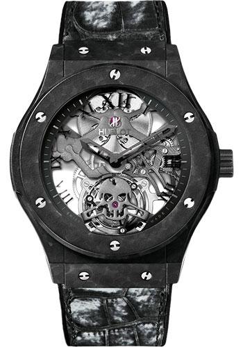 Hublot Classic Fusion Skull Tourbillon Black Skull Limited Edition of 50 Watch-505.UC.0140.LR.SKULL - Luxury Time NYC