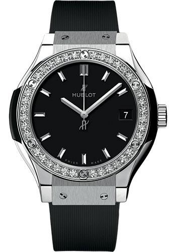Hublot Classic Fusion Titanium Diamonds Watch-581.NX.1171.RX.1104 - Luxury Time NYC