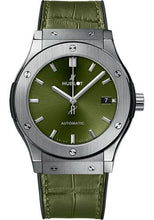 Load image into Gallery viewer, Hublot Classic Fusion Titanium Green Watch-511.NX.8970.LR - Luxury Time NYC