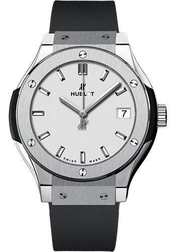 Hublot Classic Fusion Titanium Opalin Watch-581.NX.2611.RX - Luxury Time NYC