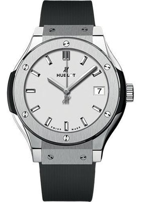 Hublot Classic Fusion Titanium Opalin Watch-581.NX.2611.RX - Luxury Time NYC