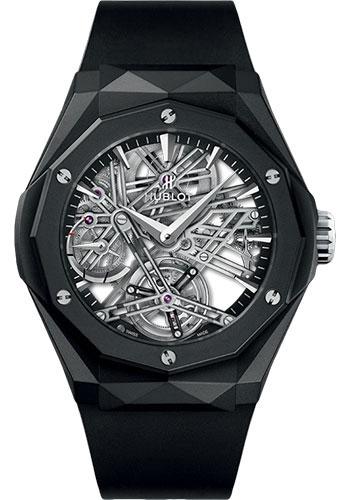 Hublot Classic Fusion Tourbillon Power Reserve 5 days Orlinski Black Magic Watch - 45 mm - Black Skeleton Dial Limited Edition of 30-505.CI.1170.RX.ORL19 - Luxury Time NYC
