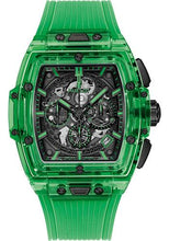 Load image into Gallery viewer, Hublot Spirit of Big Bang Green Saxem Watch - 42 mm - Sapphire Dial - Transparent Green Strap Limited Edition of 100-642.JG.0190.RT - Luxury Time NYC