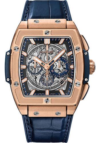 Hublot Spirit Of Big Bang King Gold Blue Watch-601.OX.7180.LR - Luxury Time NYC